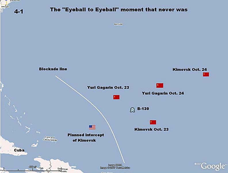 Michael Dobbs map Soviet ships no eyeball to eyeball
