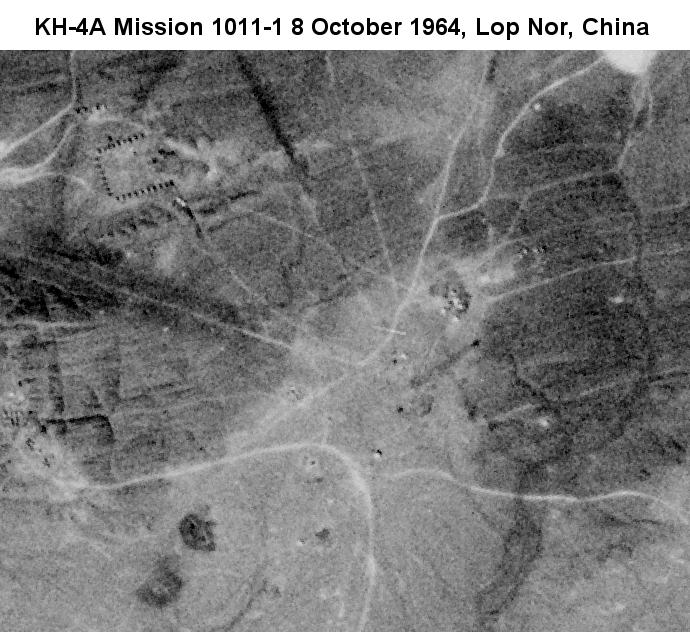 The Chinese test site at Lop Nur