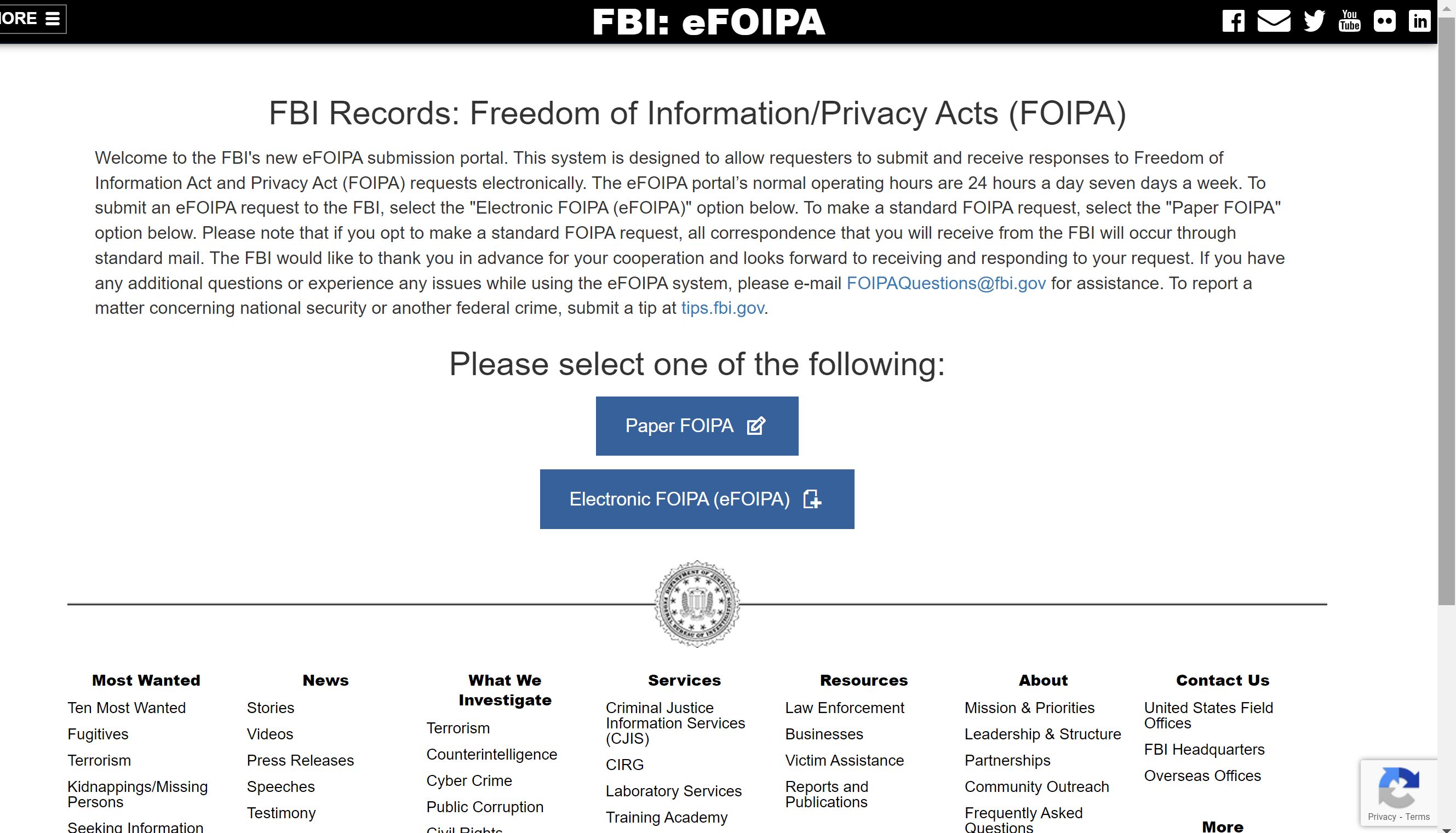 FOIA - Security Documents — #EndCrosscheck