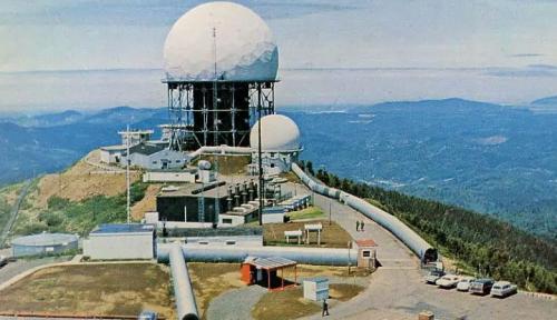 Mt. Hebo AFS, OR with the FPS-24 under a Radome in 1966