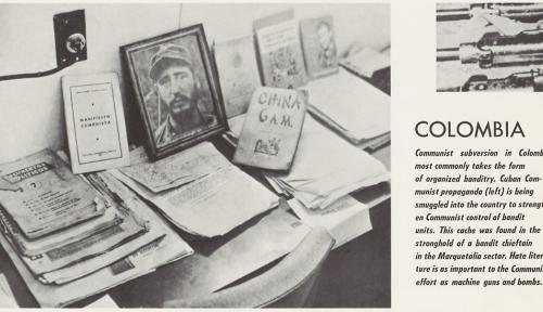 U.S. Information Agency poster, "Communist Subversion in Latin America"