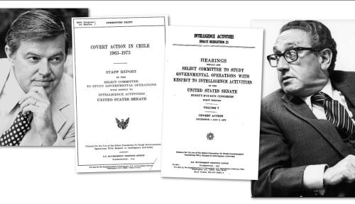 Church and Kissinger collage