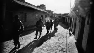 Colombia troops on patrol