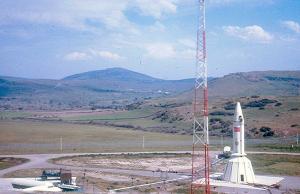 Jupiter Intermediate Range Ballistic Missile (IRBM) at Cigli air base in Turkey, 1963