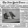 The New York Times December 26, 1991, front page.