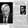 Hersh, NYT article, Kissinger collage