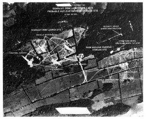October 17, 1962: U-2 photograph of first IRBM site found under construction.