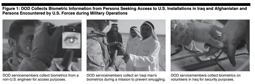 Government Accountability Office, “Defense Biometrics: DOD Can Better Conform to Standards and Share Biometric Information with Federal Agencies,” March 2011, Figure 1.