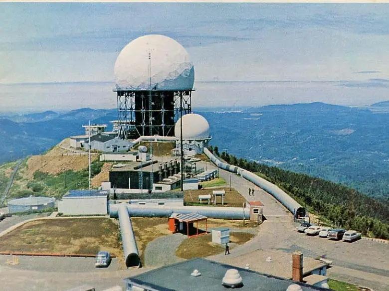 Mt. Hebo AFS, OR with the FPS-24 under a Radome in 1966