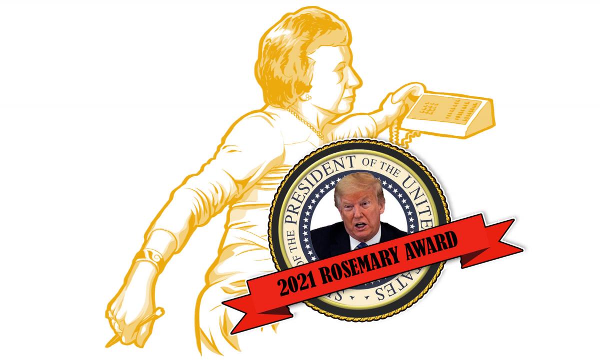 Rosemary 2021 award - Trump