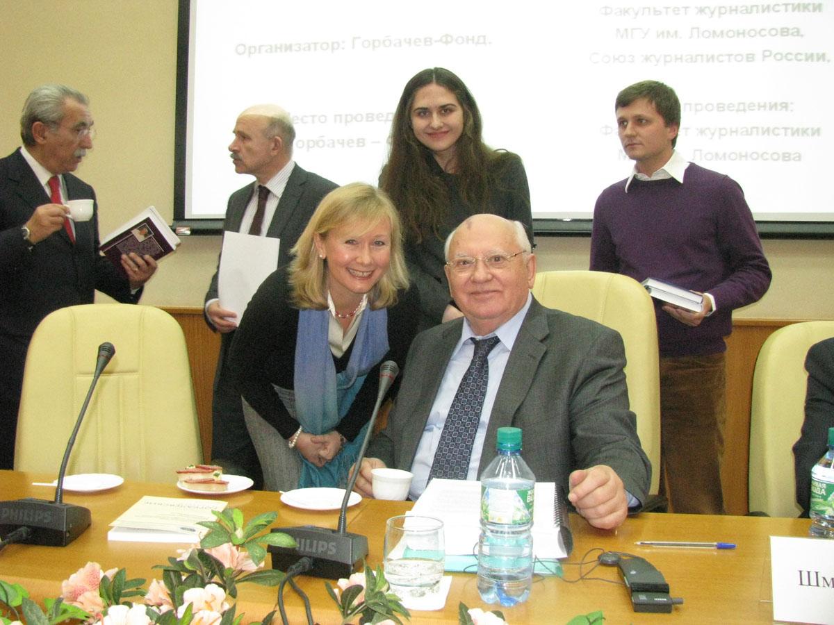 Michail Gorbachev and Svetlana Savranskaya