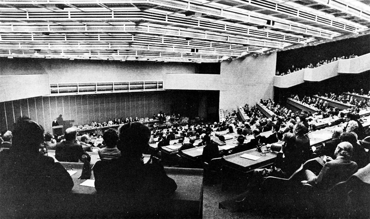 Opening Session of Diplomatic Conference on the Reaffirmation and Development of International Humanitarian Law Applicable in Armed Conflicts, Geneva, Switzerland, 20 February 1974