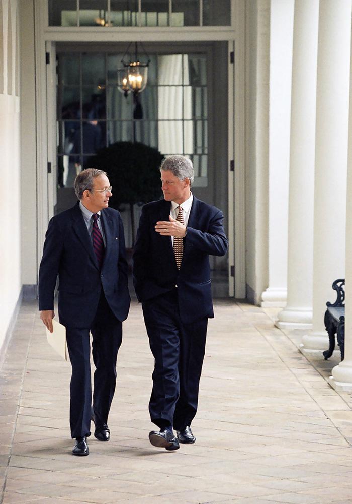 Tony Lake and Bill Clinton 1994
