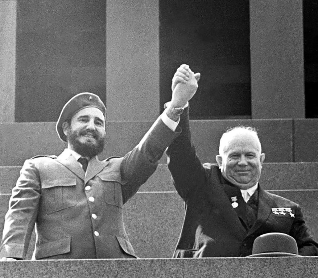 Fidel and Khrushchev
