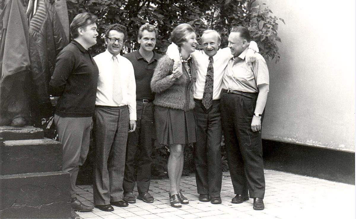 Chernyaev with colleagues, early 1980s