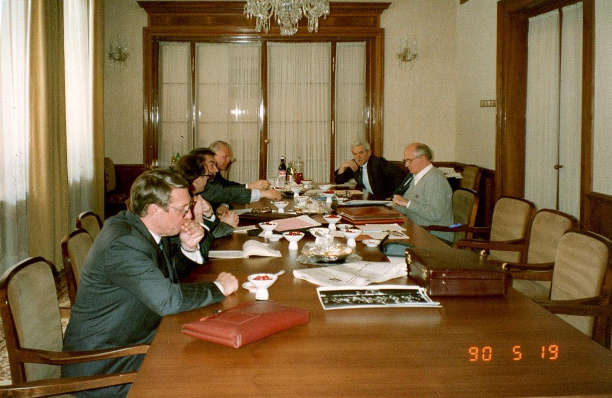 Chernyaev with Gorbachev