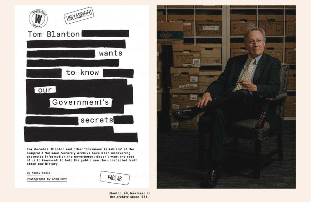 Tom Blanton Wants to Know Our Government's Secrets