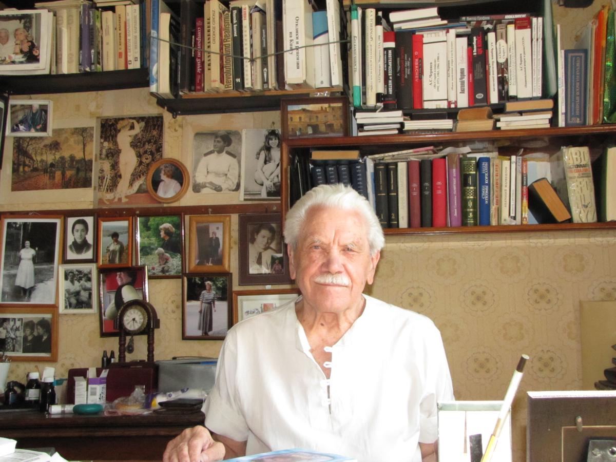 Chernyev in his home office in 2012