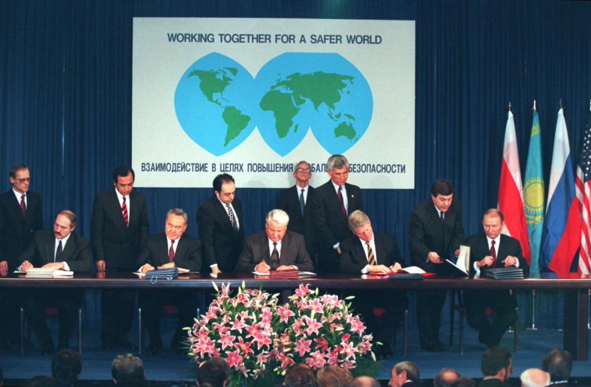 signing the document