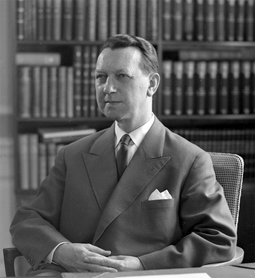 Der dänische Ministerpräsident Hans Christian Hansen