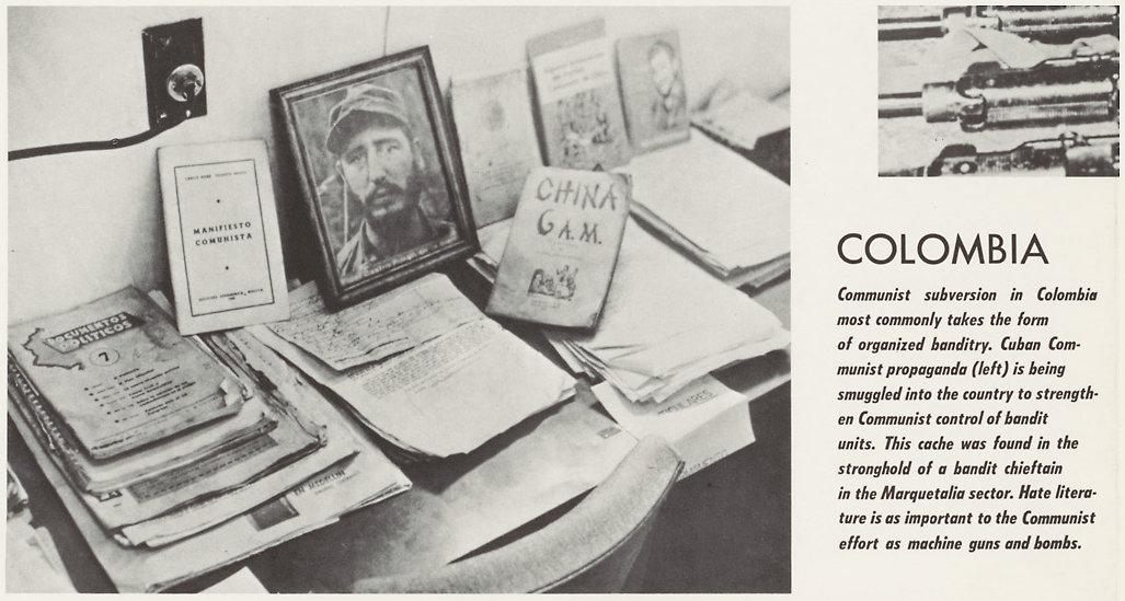 U.S. Information Agency poster, "Communist Subversion in Latin America"