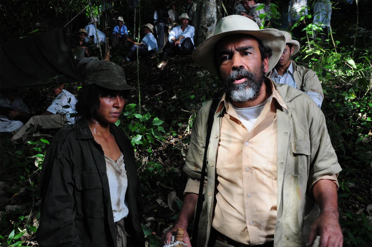 Damián Alcázar portrays FARC founder Feliciano Pachon in the 2015 film La Sargento Matacho