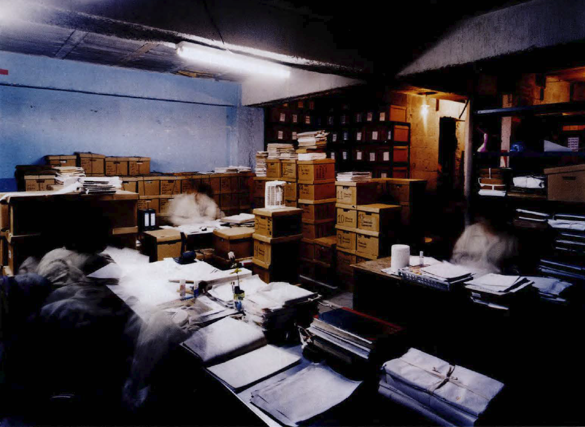 The processing of the police archive records in 2007