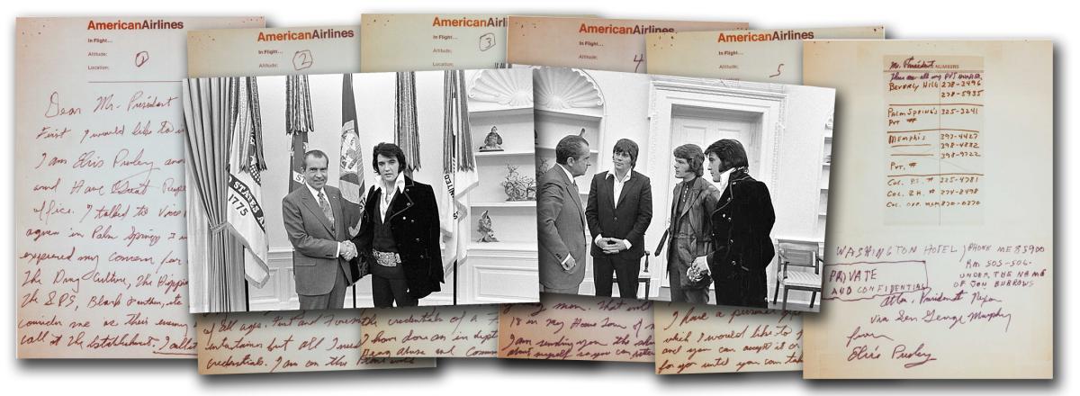 Collage "Nixon Meets Elvis"