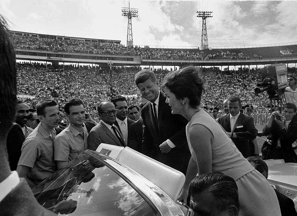 President Kennedy and First Lady Jacqueline Kennedy