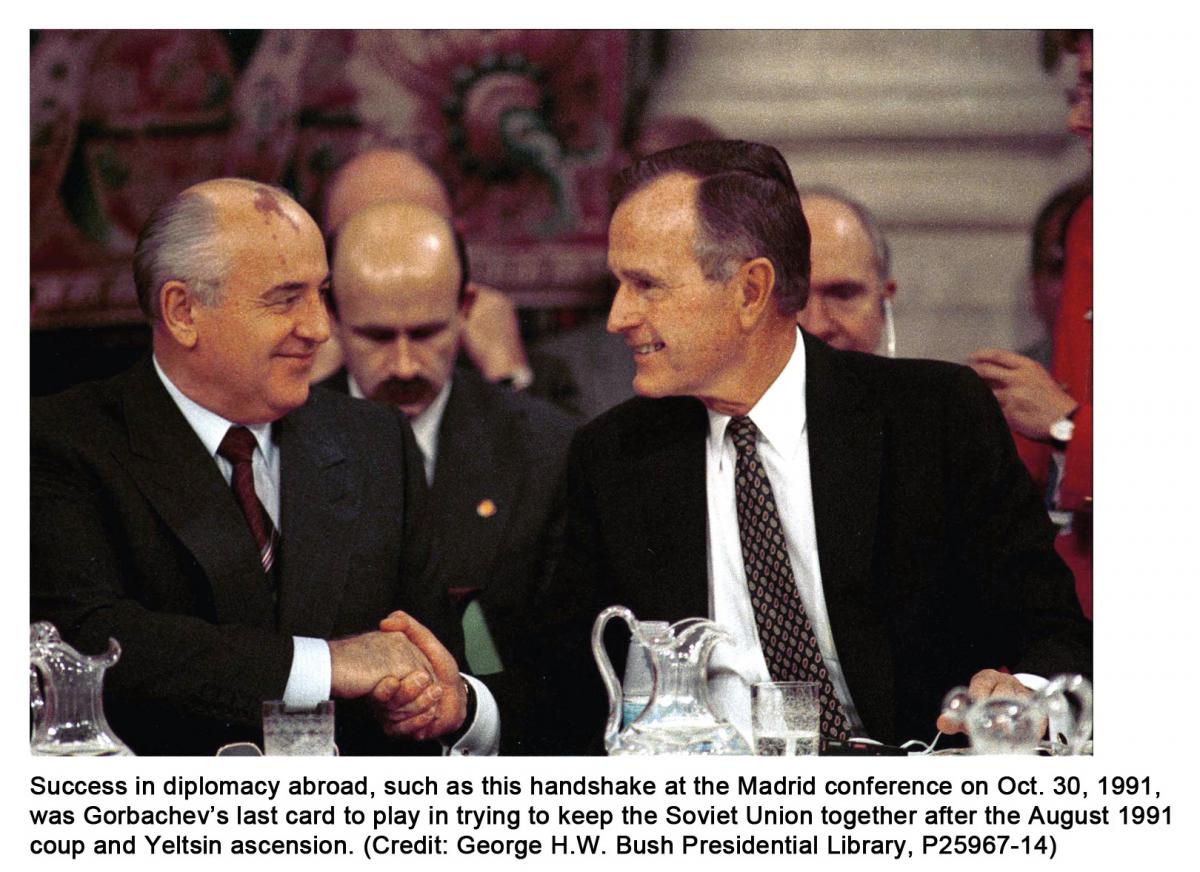 Gorbachev and Bush