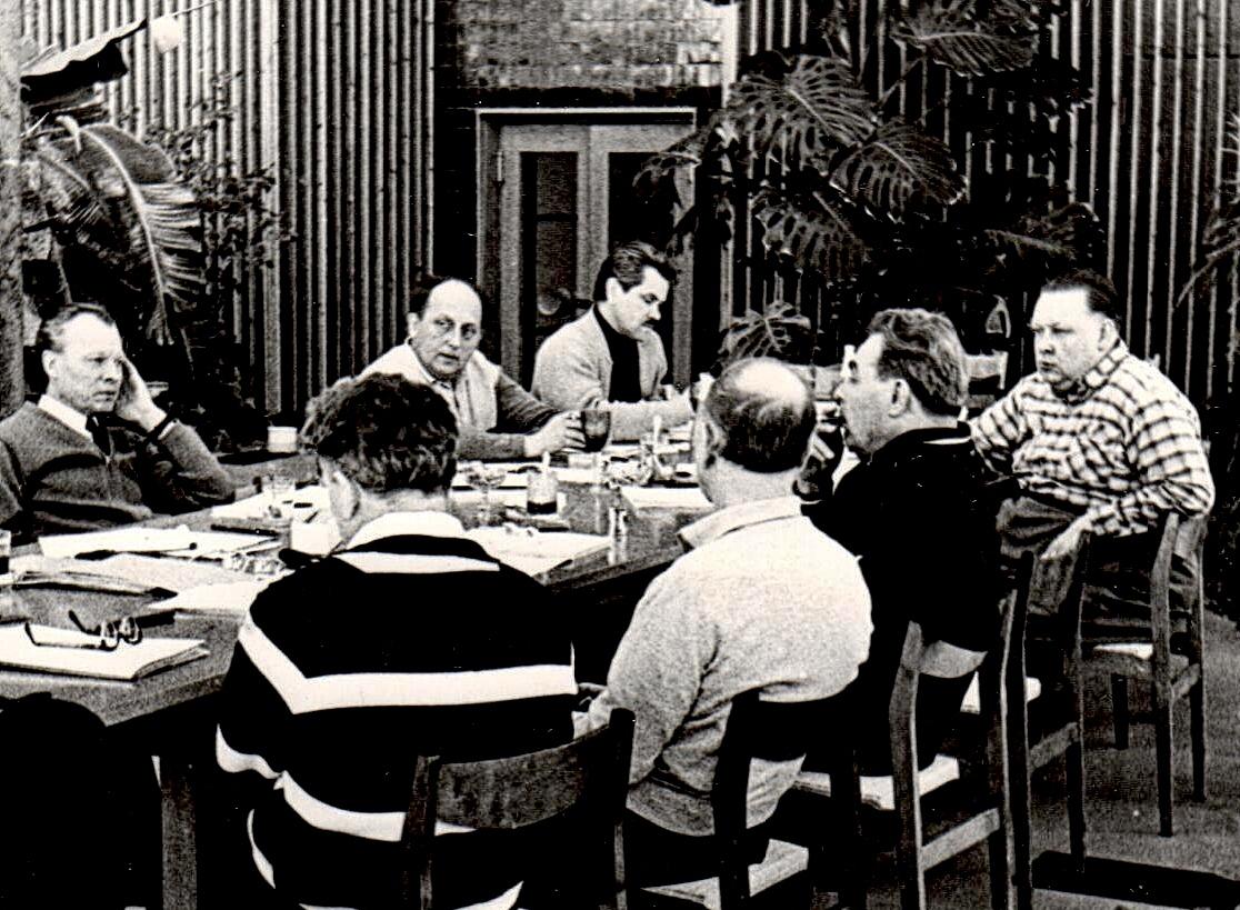 Chernyaev at a government dacha in the 1970s