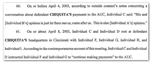 The Factual Proffer in the terrorist payments case omits names of individuals behind the scheme.