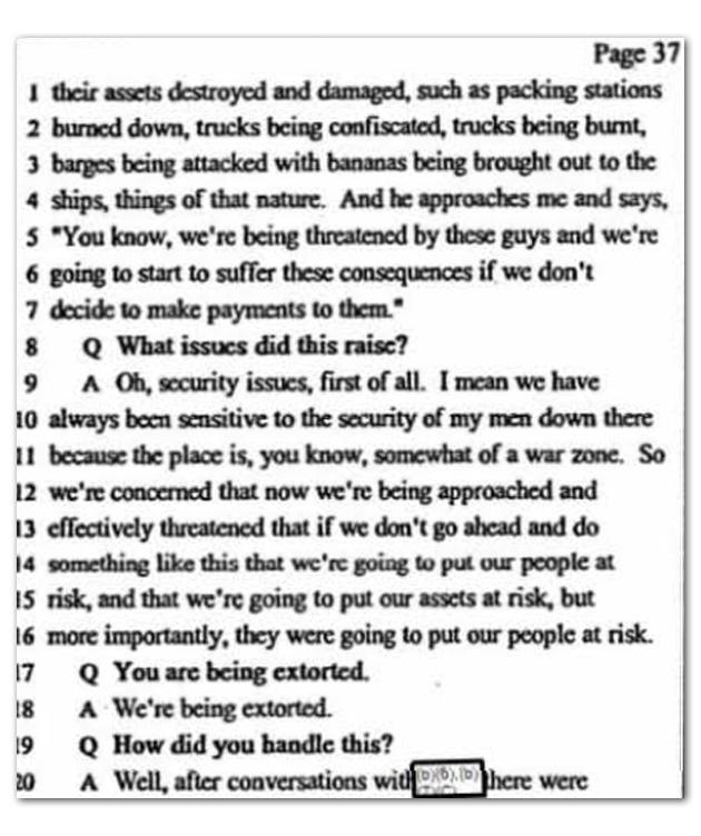 SEC Testimony of Robert Kistinger, January 6, 2000, p. 37.