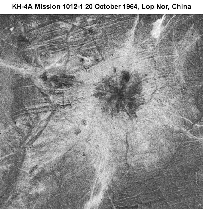 The Chinese test site at Lop Nur