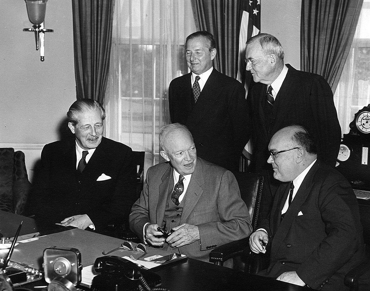 President Eisenhower and Prime Minister Macmillan
