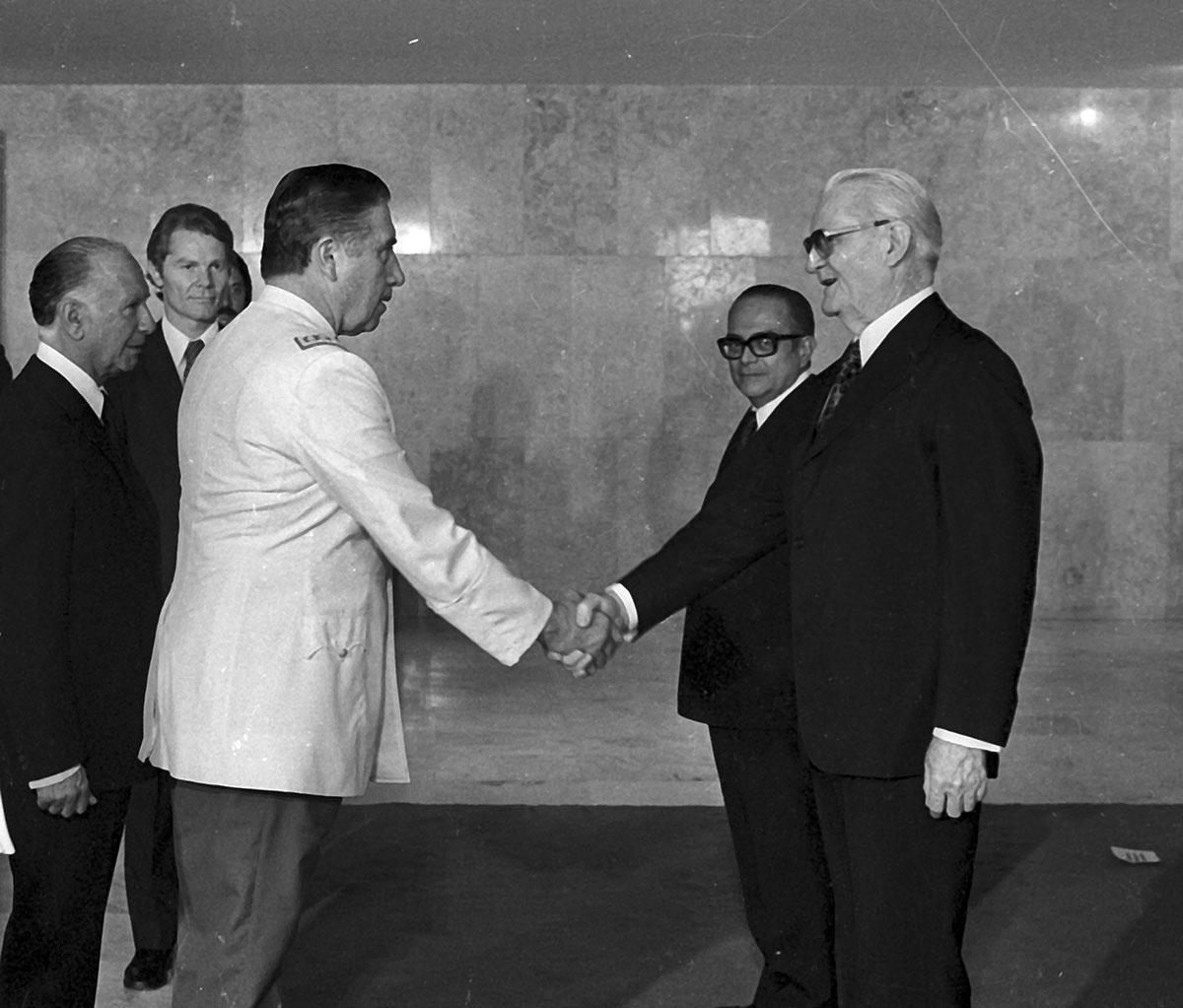 Pinochet meets Geisel, March 16, 1974