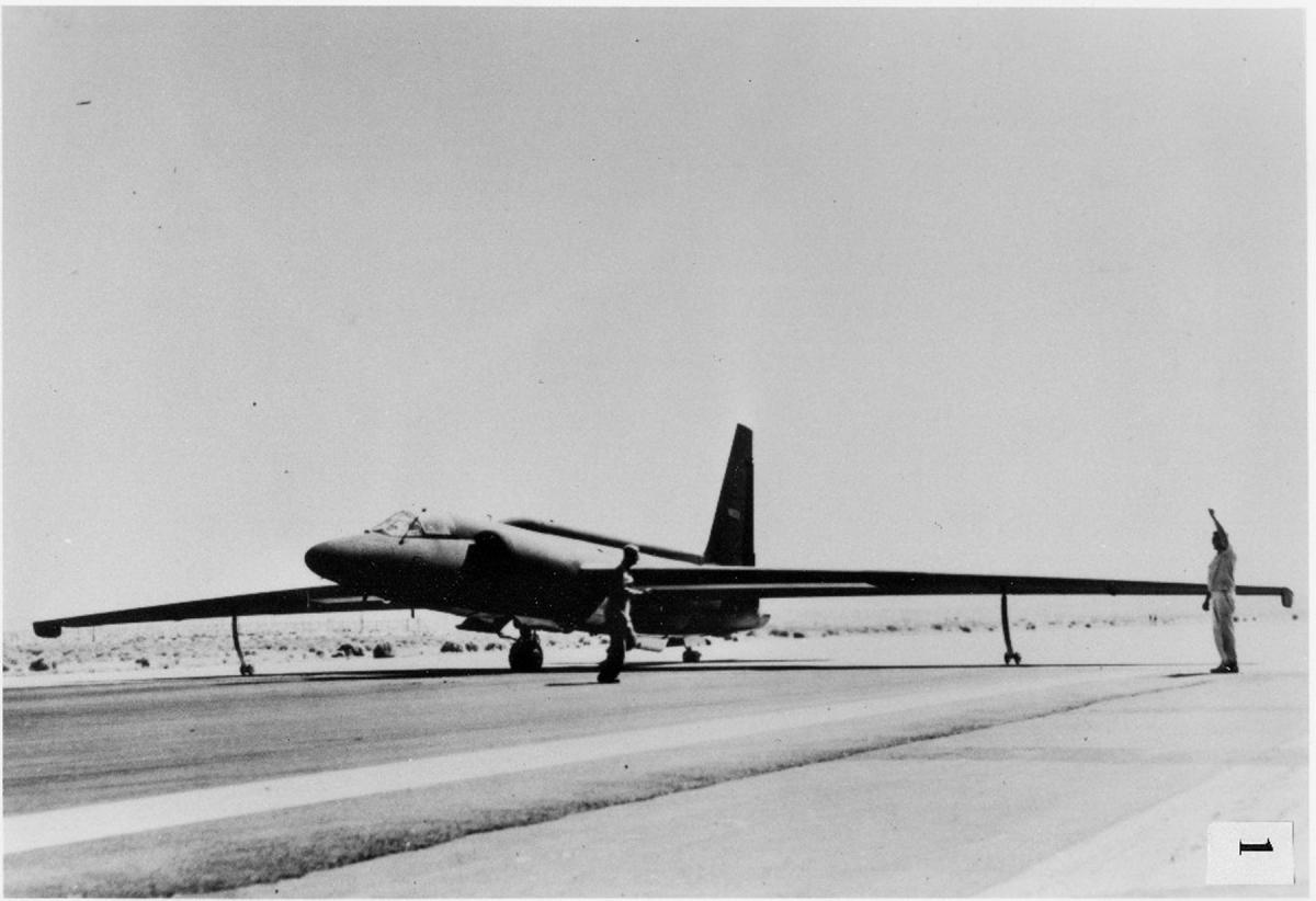 CIA U-2 reconnaissance aircraft.  It acquired critical imagery of many Soviet missile facilities from 1956-1960. (CIA)