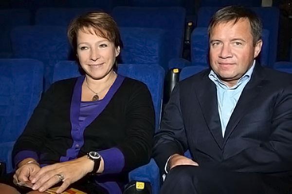 Yeltsin's daughter Tatiana with her husband Valentin Yumashev.