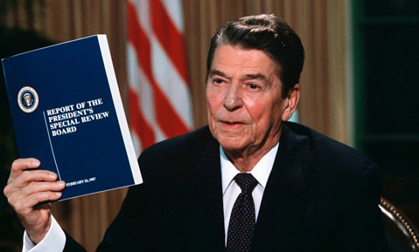 The Iran Contra Affair 30 Years Later A Milestone In Post Truth   01 Reagan With Tower Report 1151229 600 