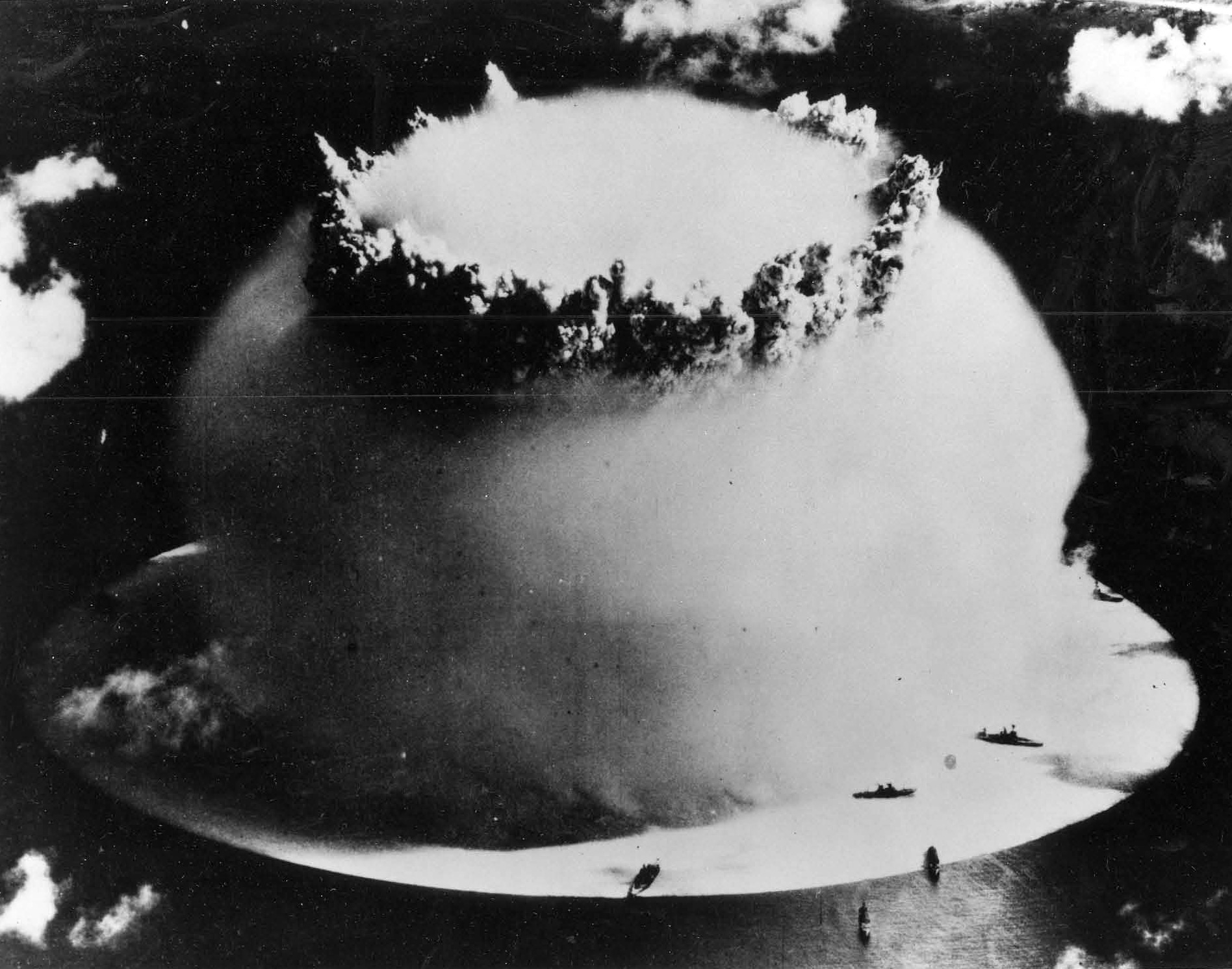 Image result for the first nuclear weapons test in peacetime 1946