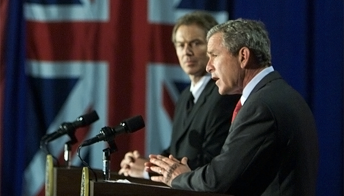 George W. Bush and Tony Blair 2002 George W. Bush and Tony Blair 2002